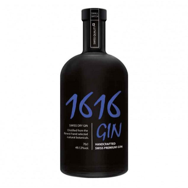 Langatun 1616 Gin, Distilled Swiss Dry Gin, 70cl, 49.1%