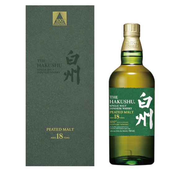 Suntory Hakushu Peated Malt 100th Anniversary Suntory Whisky 18 YO 48% 700ml
