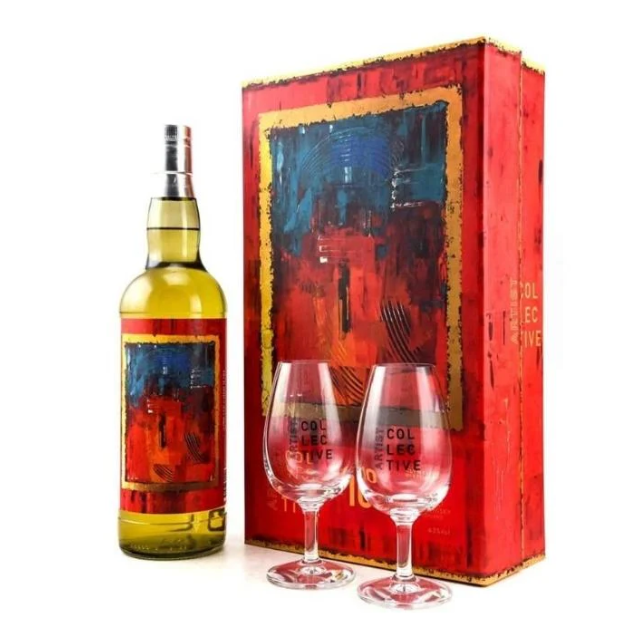 Clynelish 10 Years, Artist Collective 2.0, LMDW, 43% ABV 700ml (Gift Box with 2 Verres)