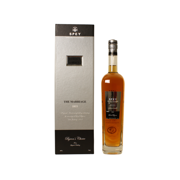 Speyside Distillers Spey, Byron's Choice, The Marriage 1815 Lord Byron