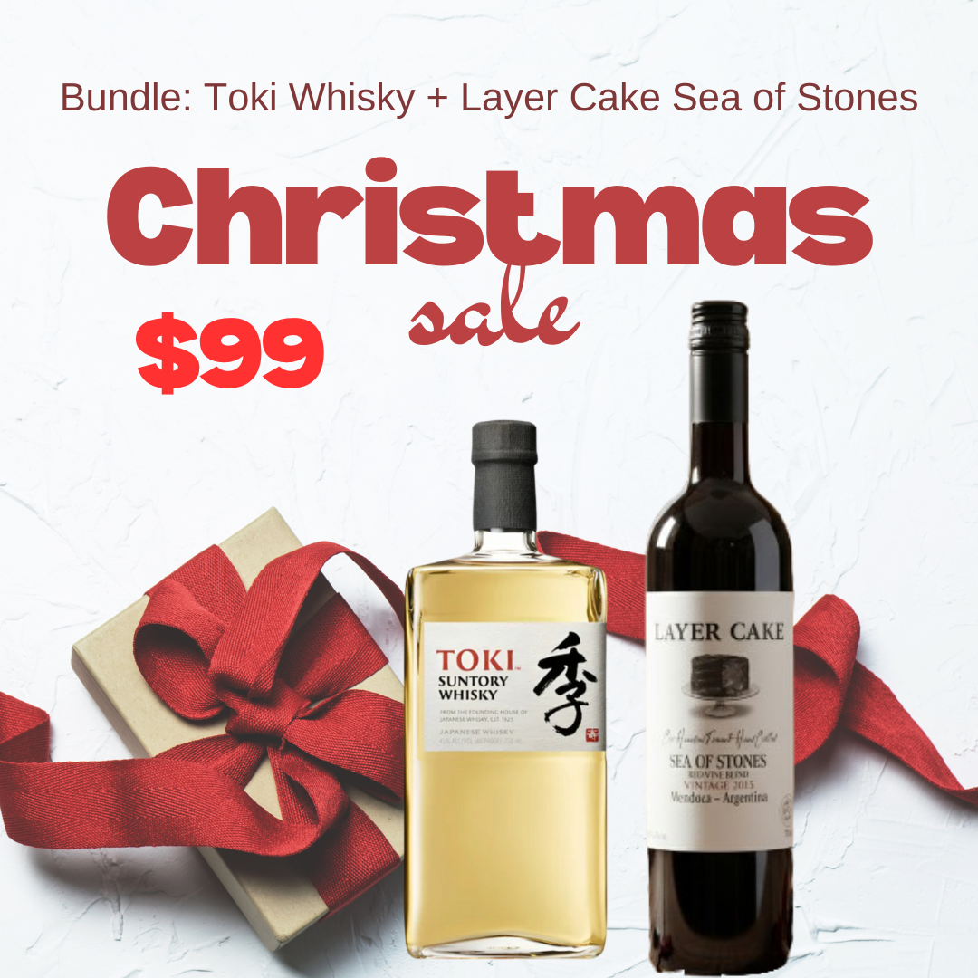 Christmas Bundle: Suntory Toki Whisky & Layer Cake - $99
