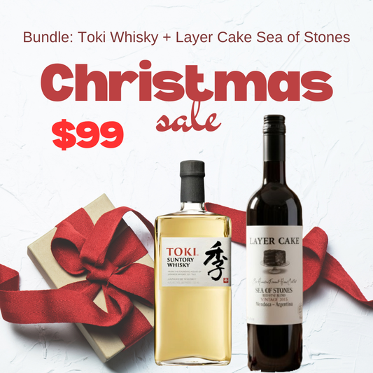 Christmas Bundle: Suntory Toki Whisky & Layer Cake - $99