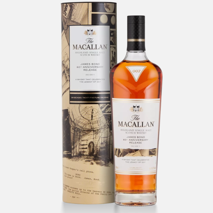 James Bond 60th Anniversary Decade V 43.7%, 700ml.