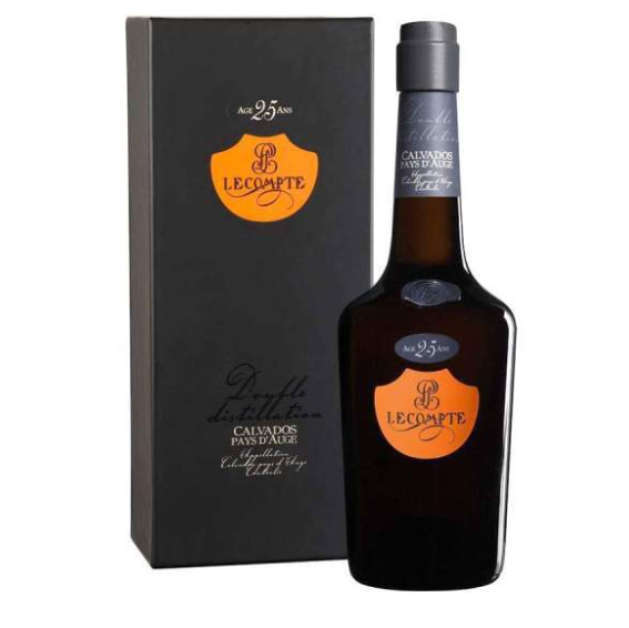 Lecompte Calvados, Ans d'Age Coffret, 25 Years Old, 70cl 40.0%
