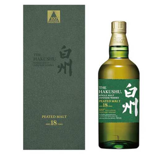 Suntory Hakushu Peated Malt 100th Anniversary Suntory Whisky 18 YO 48% 700ml