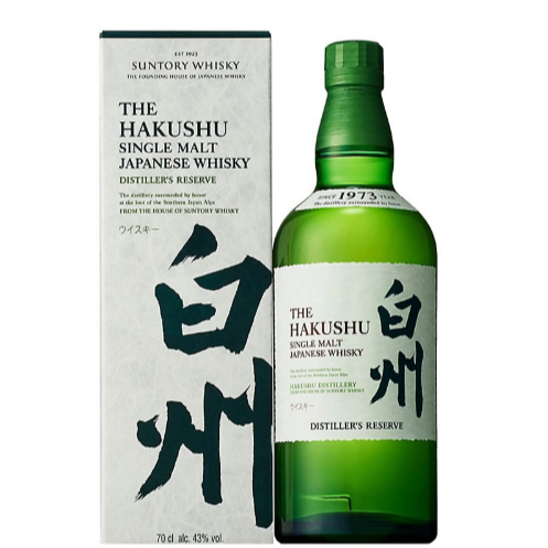 Suntory Hakushu Distiller's Reserve Single Malt Whisky, 43% ABV, 700ml