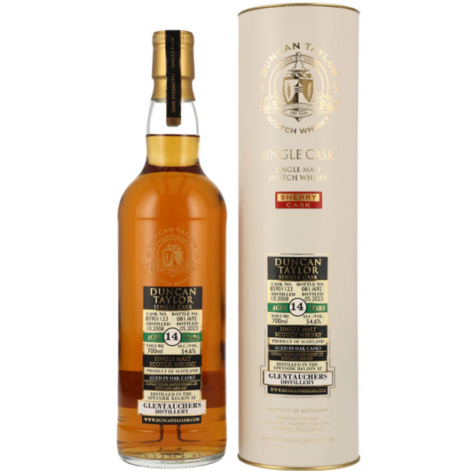 Duncan Taylor Single Cask Glentauchers 2008 Cask #85901123 – 14 YO | 54.6% ABV | 700ml