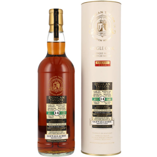 Duncan Taylor Glenallachie 2008 Cask #30900803, 14 YO, 54.1% (700ml)